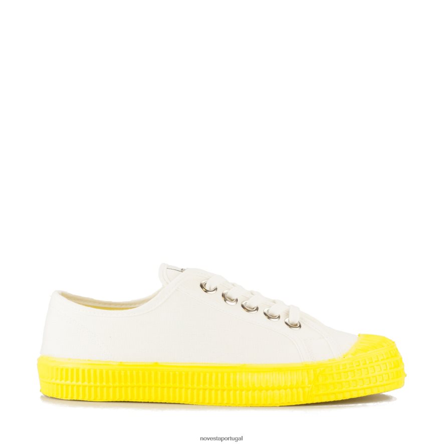 s.m.10 branco/823 amarelo 22D08X207 Novesta sapatos veganos