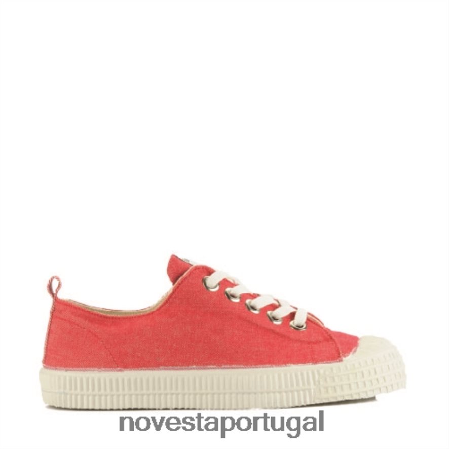 s.m. jap.denim vermelho 22D08X280 Novesta sapatos veganos