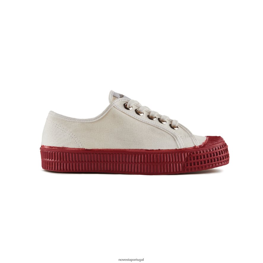 s.m.kid 10 branco/314 vermelho 22D08X272 Novesta sapatos veganos