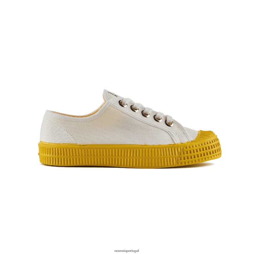s.m.kid 10 branco/823 amarelo 22D08X269 Novesta sapatos veganos