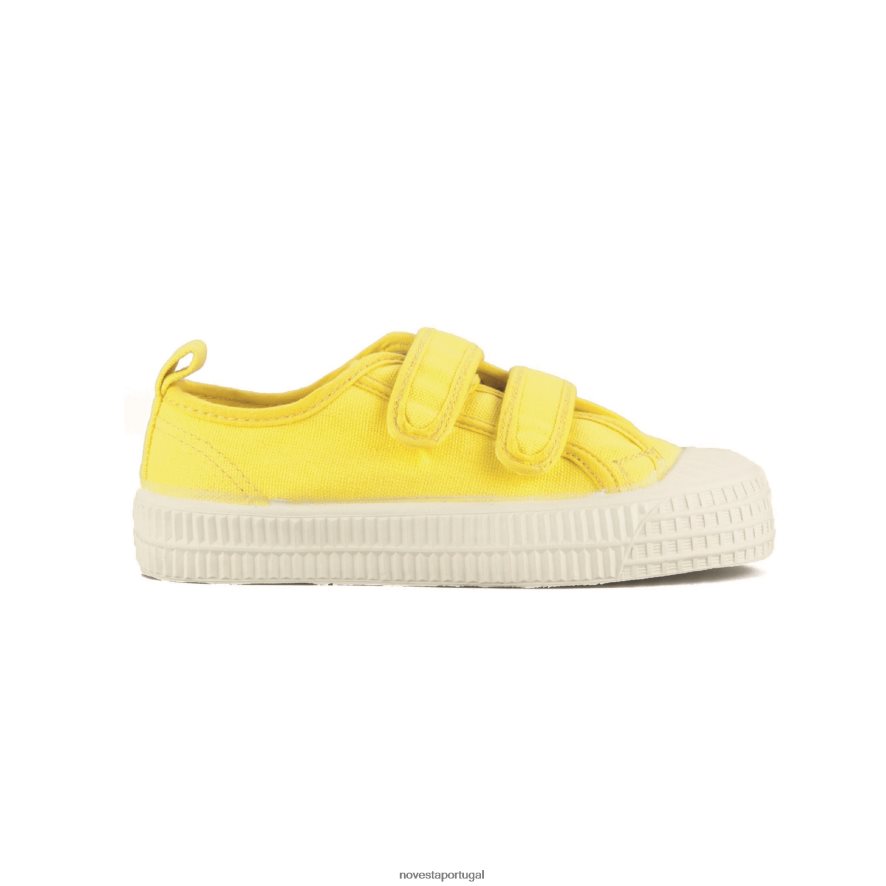 s.m.kid velcro 68 amarelo 22D08X265 Novesta sapatos veganos