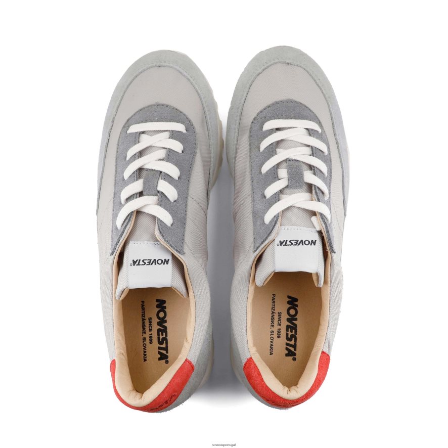 corredor de maratona trilha cinza 22D08X124 Novesta tênis