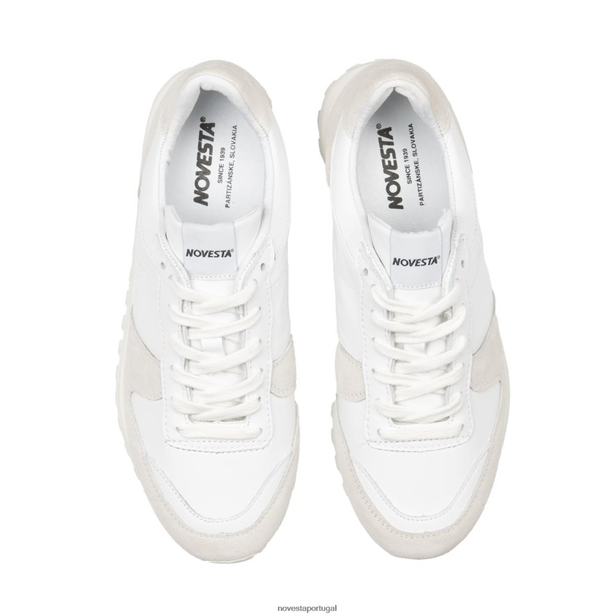 couro maratona todo branco 22D08X177 Novesta tênis